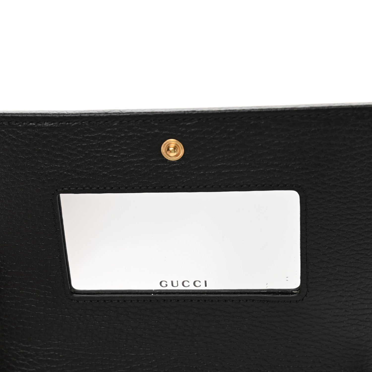 Gucci Calfskin Mini GG Marmont Chain Wallet Black 10 of 10