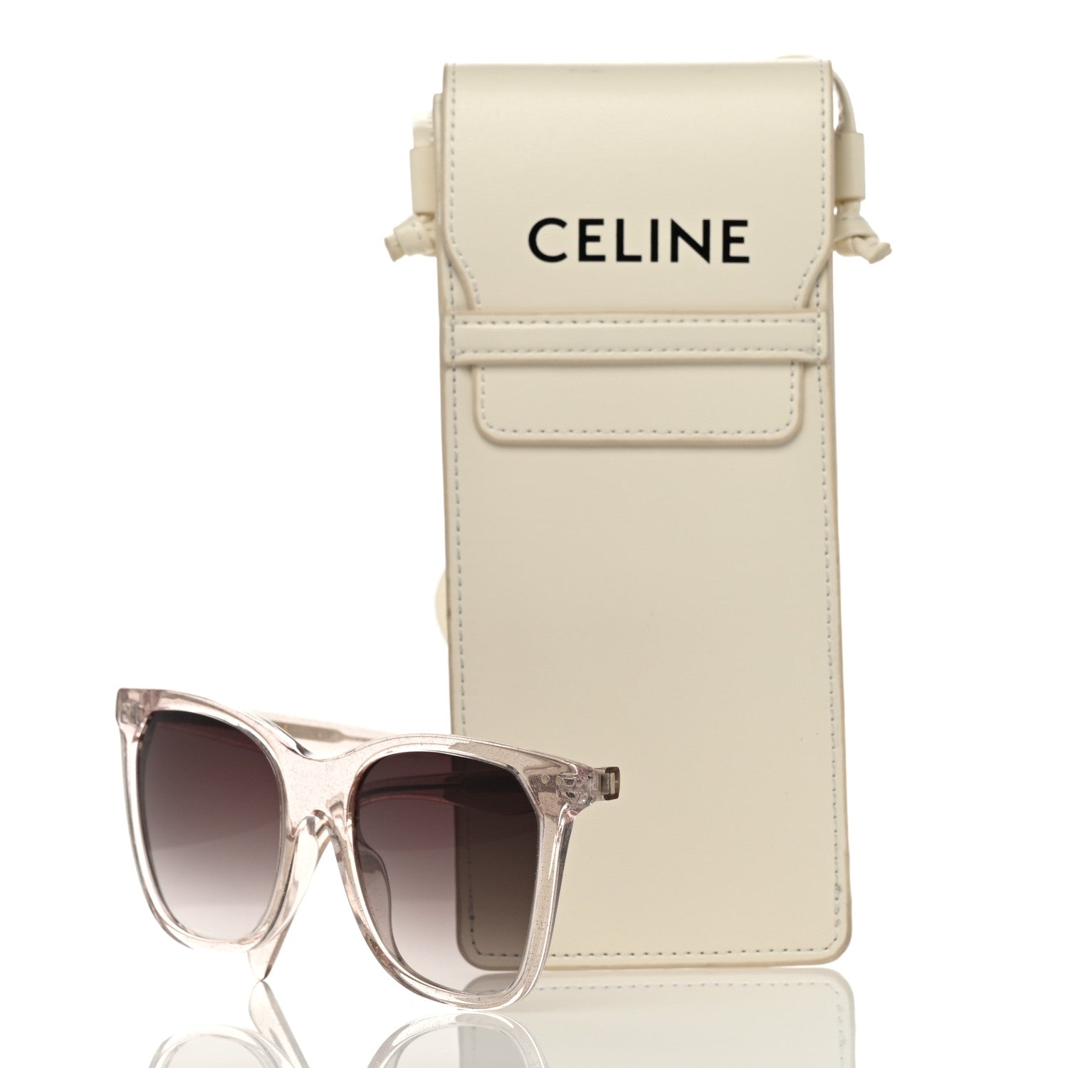 Celine Acetate Cat Eye Gradient Sunglasses CL401341 Transparent 7 of 7