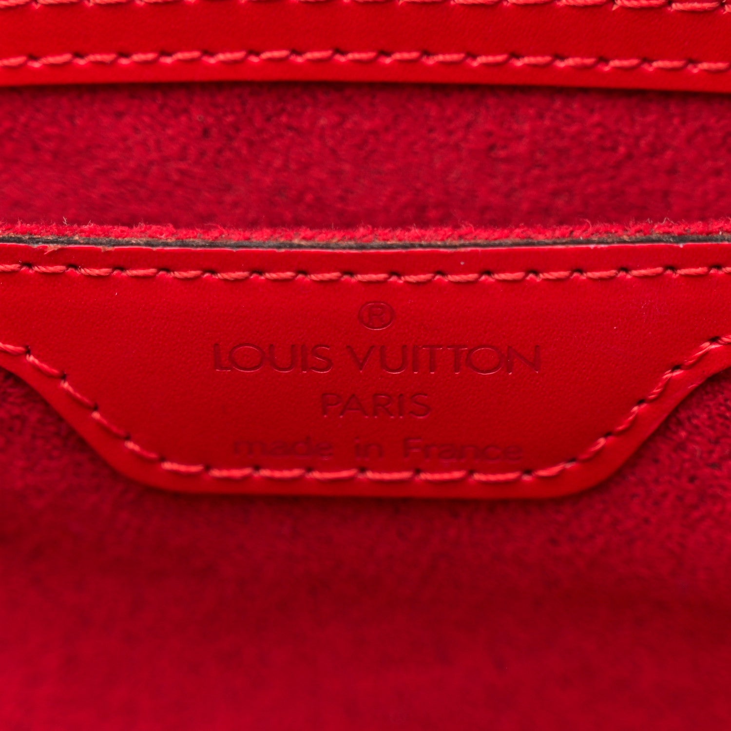 Louis Vuitton Epi Soufflot Castillan Red 6 of 15