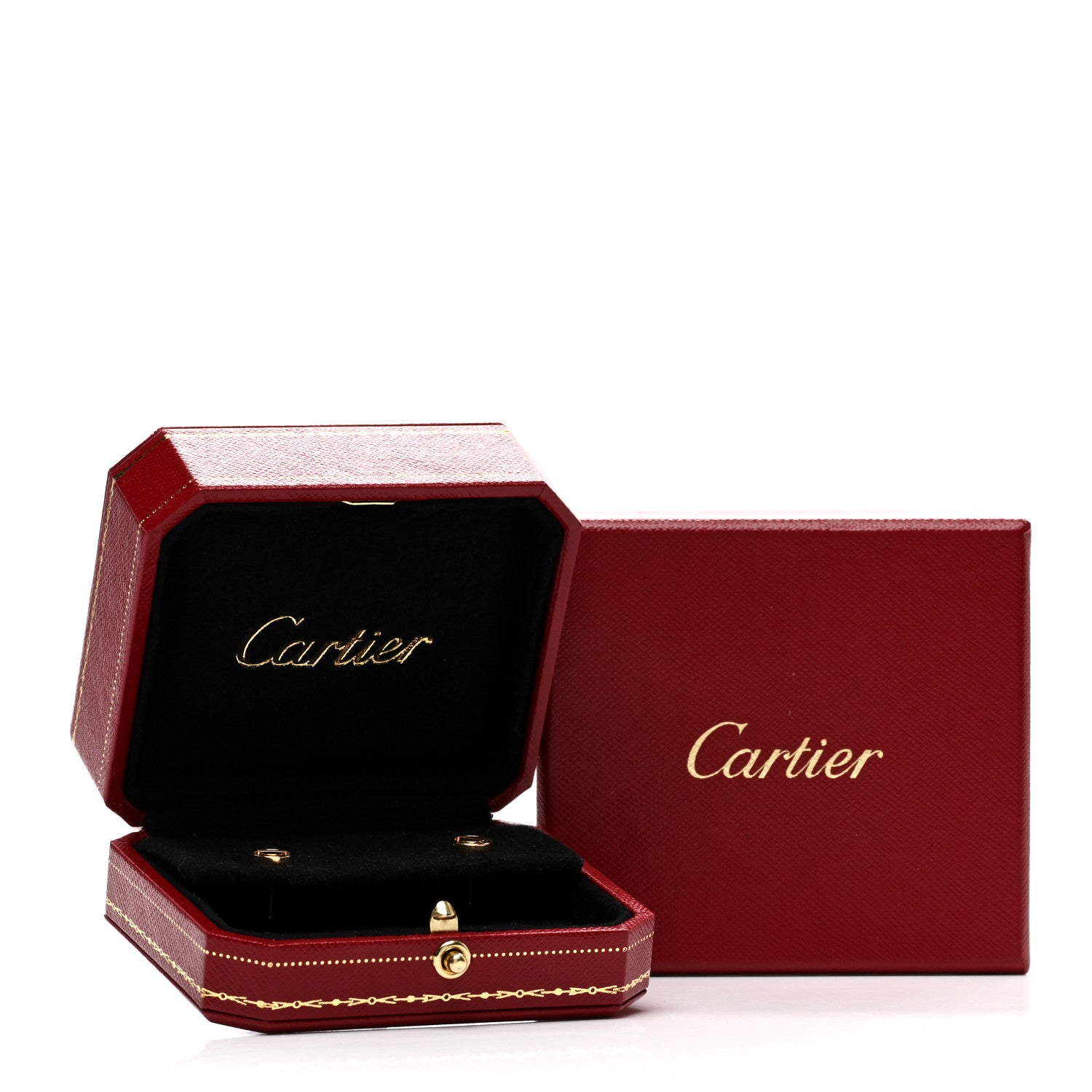 Cartier 18K Yellow Gold LOVE Earrings 5 of 5