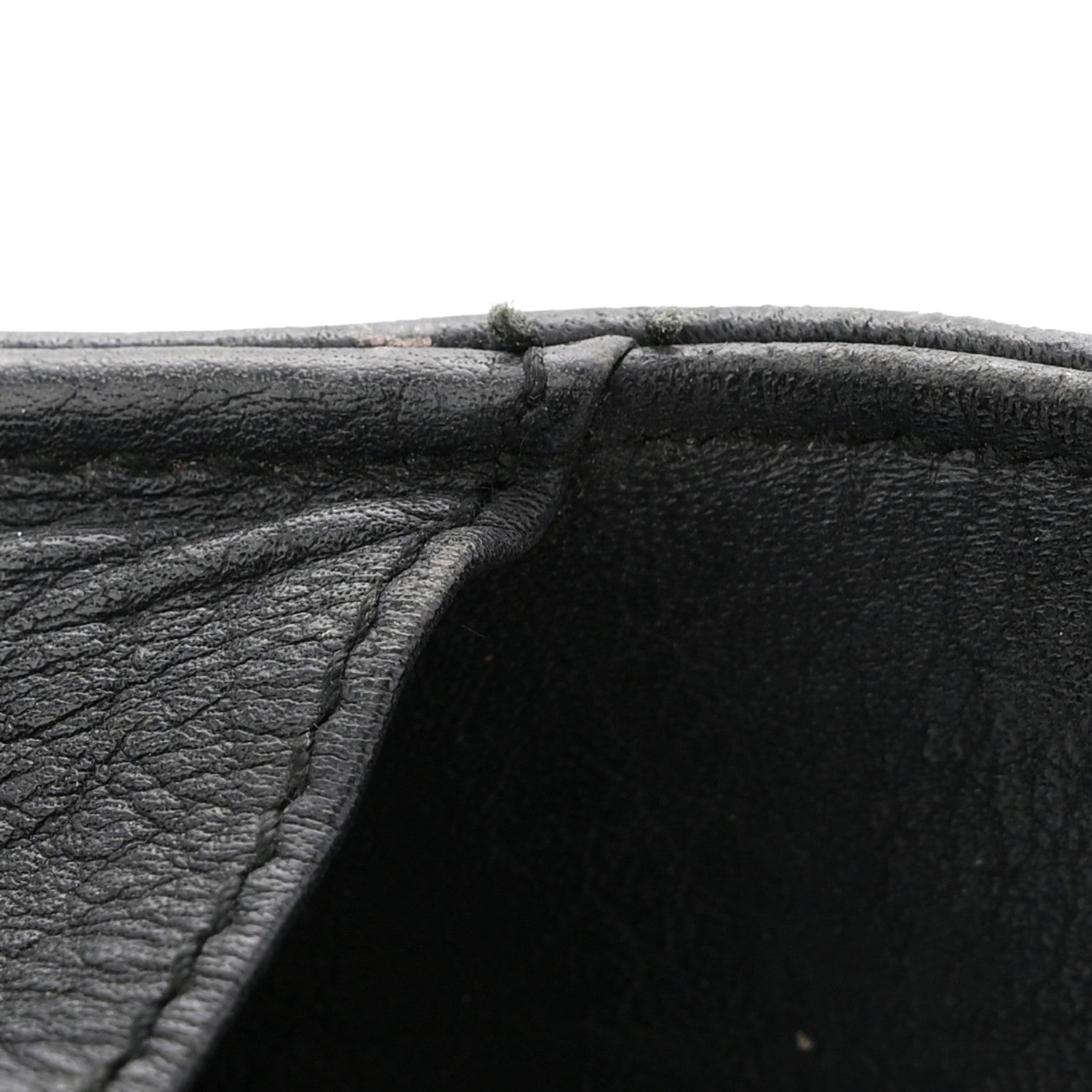 Chanel Calfskin Diamond Stitched Card Holder Wallet Black 10 of 10