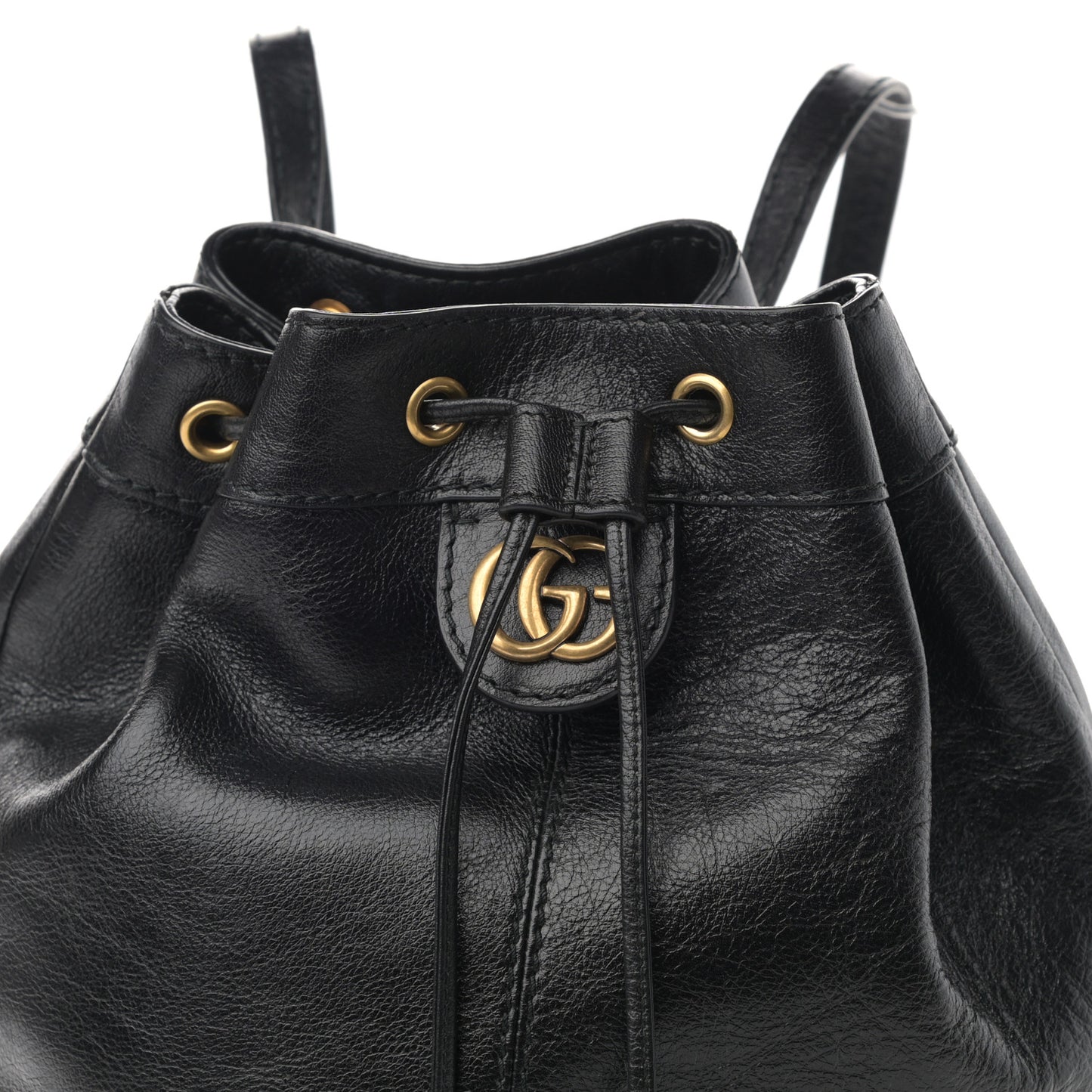 Piuma Lux Energy Medium Re(Belle) Convertible Bucket Bag Black
