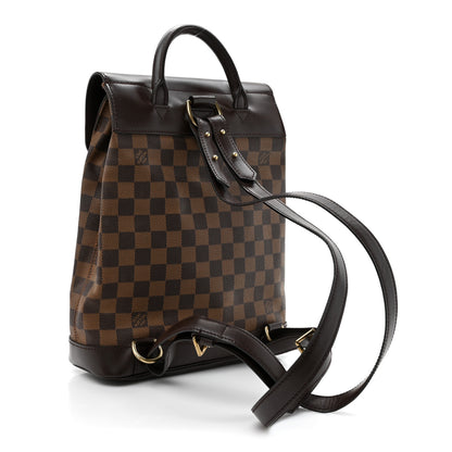 Louis Vuitton Damier Ebene Soho Backpack 3 of 13