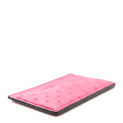 Louis Vuitton Ostrich Card Holder Berry 4 of 7