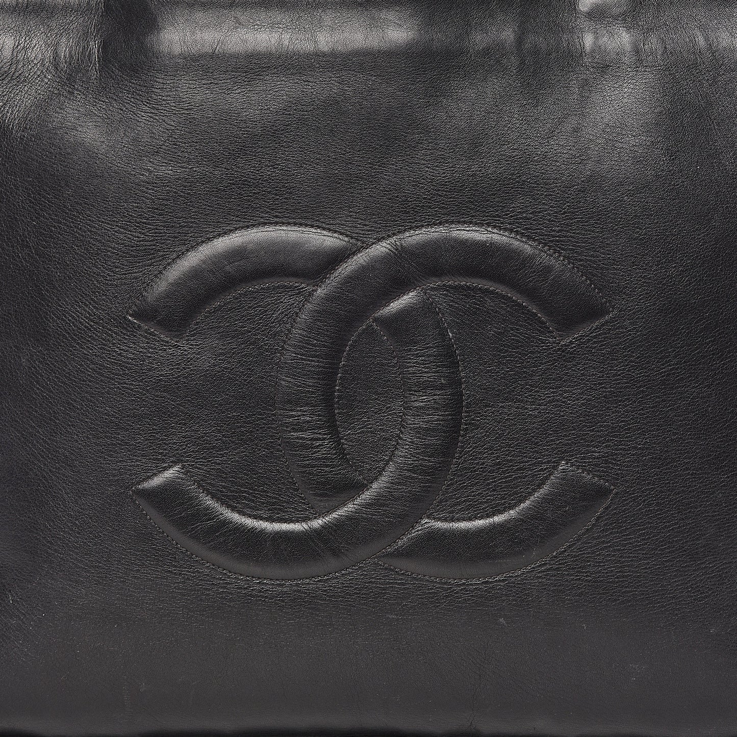 Calfskin CC Tote Black