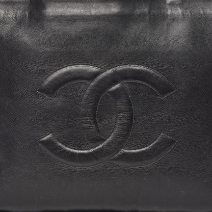 Chanel Calfskin CC Tote Black 19 of 19