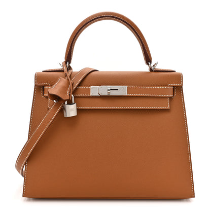 Hermes Epsom Kelly Sellier 28 Gold 1 of 11