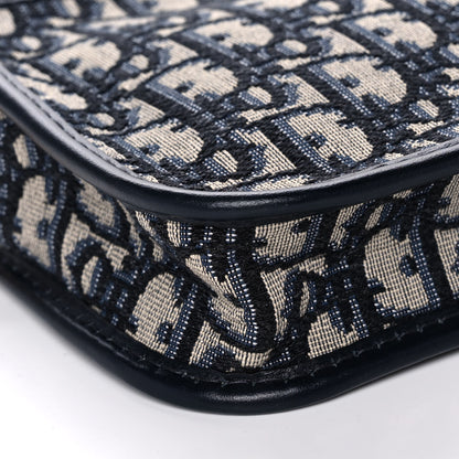 Christian Dior Oblique Diorquake Clutch Blue 9 of 11