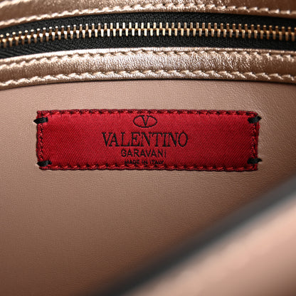Valentino Garavani Metallic Nappa Rockstud Wristlet Clutch Skin 6 of 14