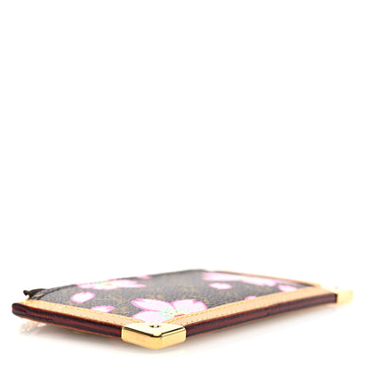 Louis Vuitton Monogram Cherry Blossom Key Pouch Brown 4 of 6