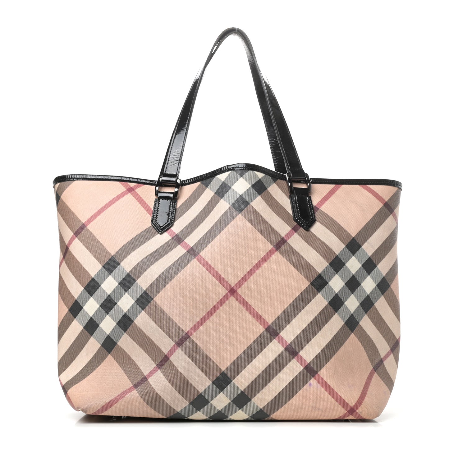 Supernova Check Large Nickie Tote Black