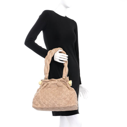Louis Vuitton Lambskin Olympe Stratus PM Ecru 2 of 7