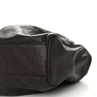 Gucci Guccissima Medium Sukey Tote Chocolate 9 of 10