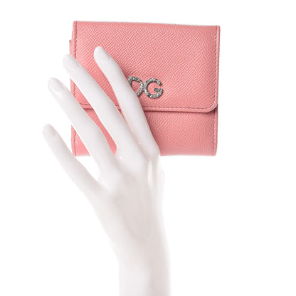 Dolce & Gabbana Dauphine Embellished Logo Wallet Pink 2 of 8