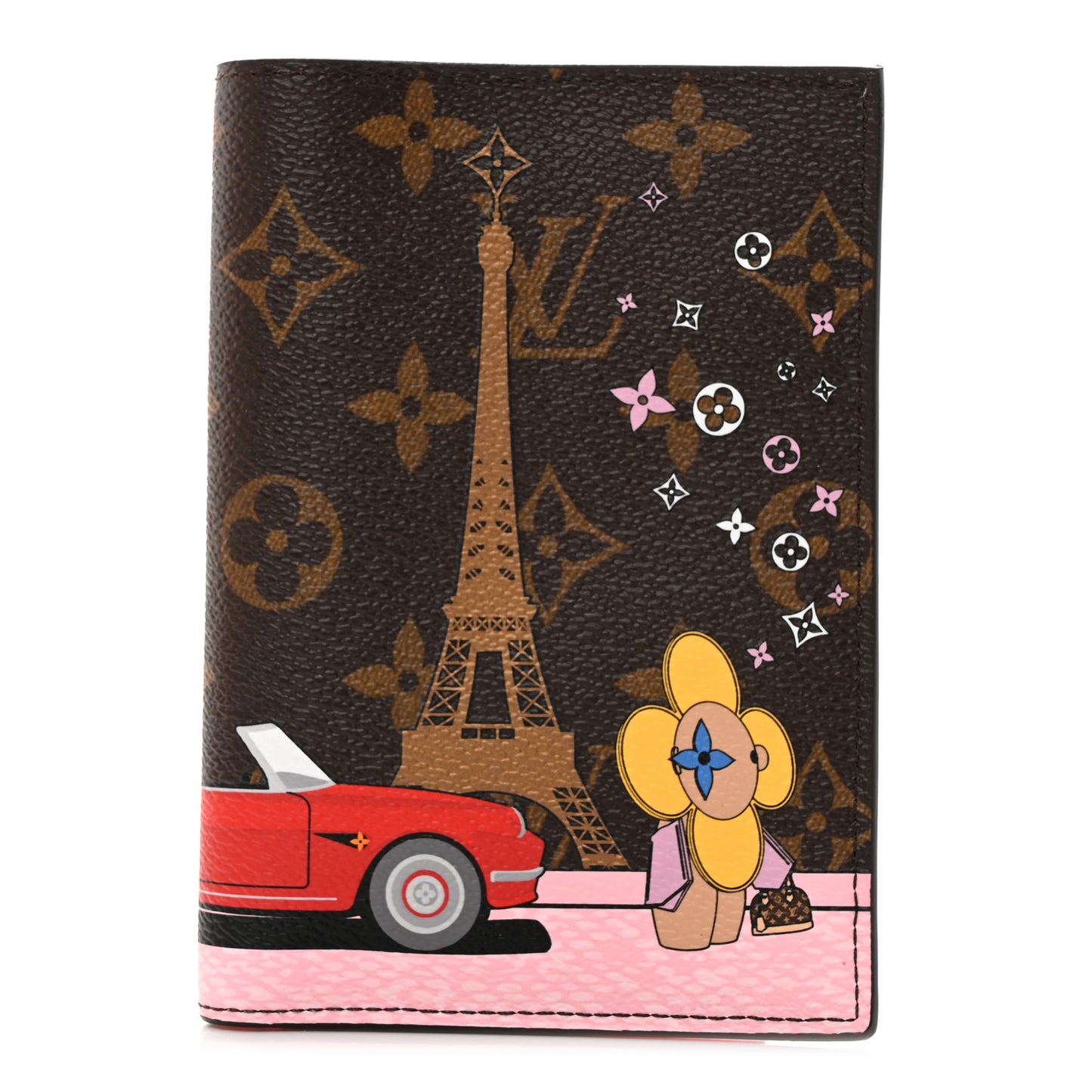 Monogram 2019 Christmas Animation Passport Cover Rouge