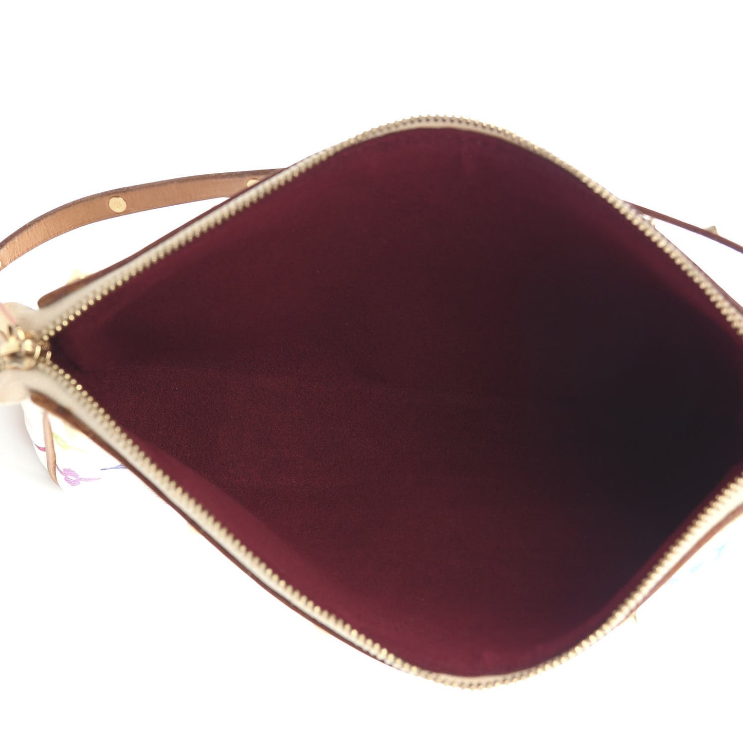 Monogram Multicolor Pochette Accessories White