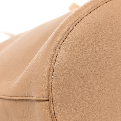 Mansur Gavriel Pebbled Calfskin Zip Bucket Bag Aglio 11 of 12