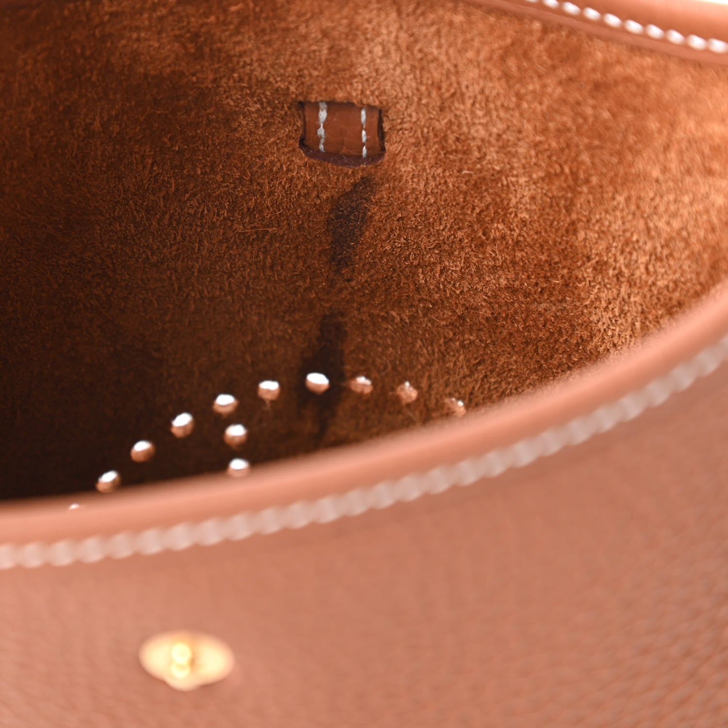 Hermes Taurillon Clemence Evelyne TPM Gold 12 of 12