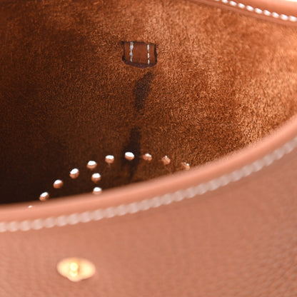 Hermes Taurillon Clemence Evelyne TPM Gold 12 of 12