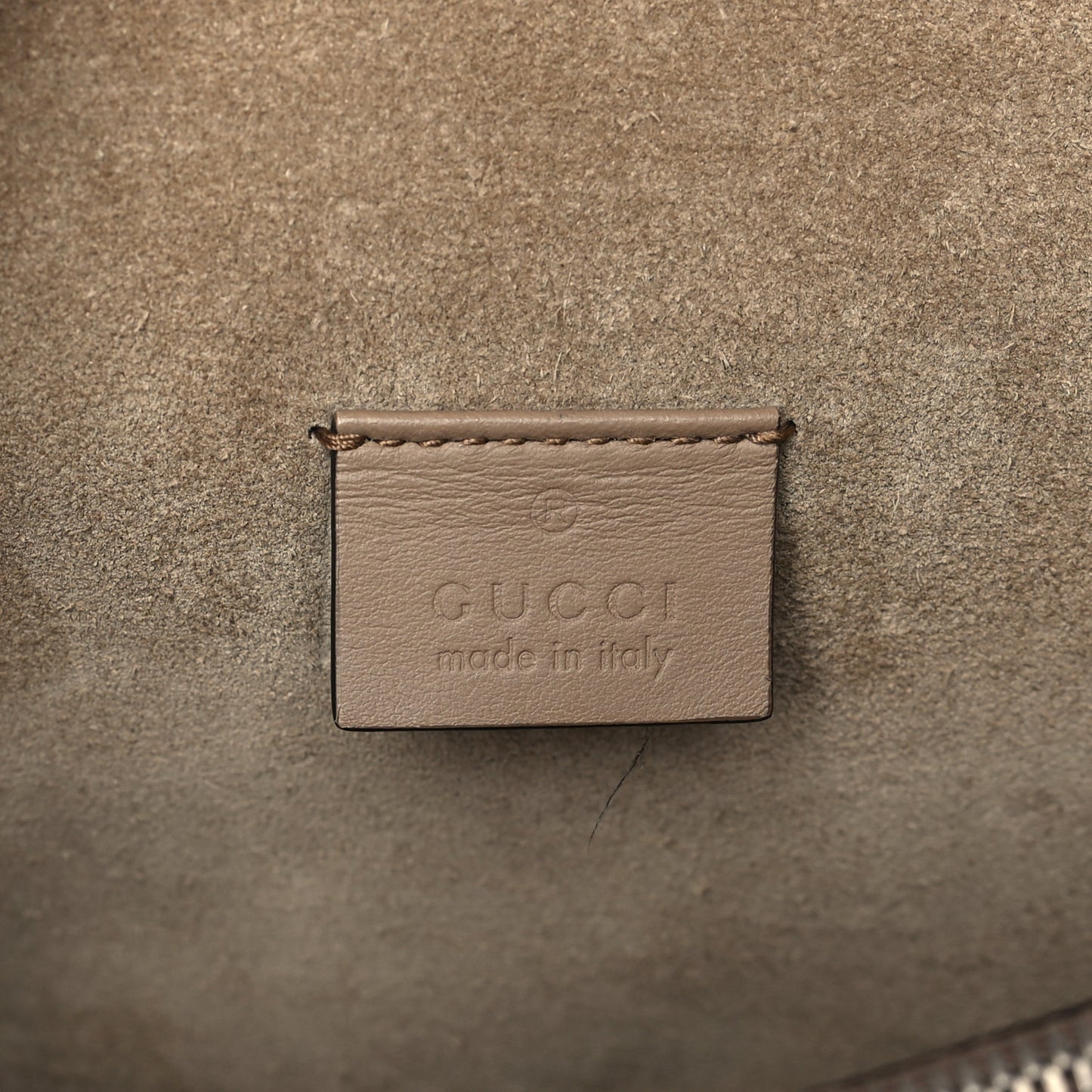 GG Supreme Monogram Small Dionysus Shoulder Bag Taupe