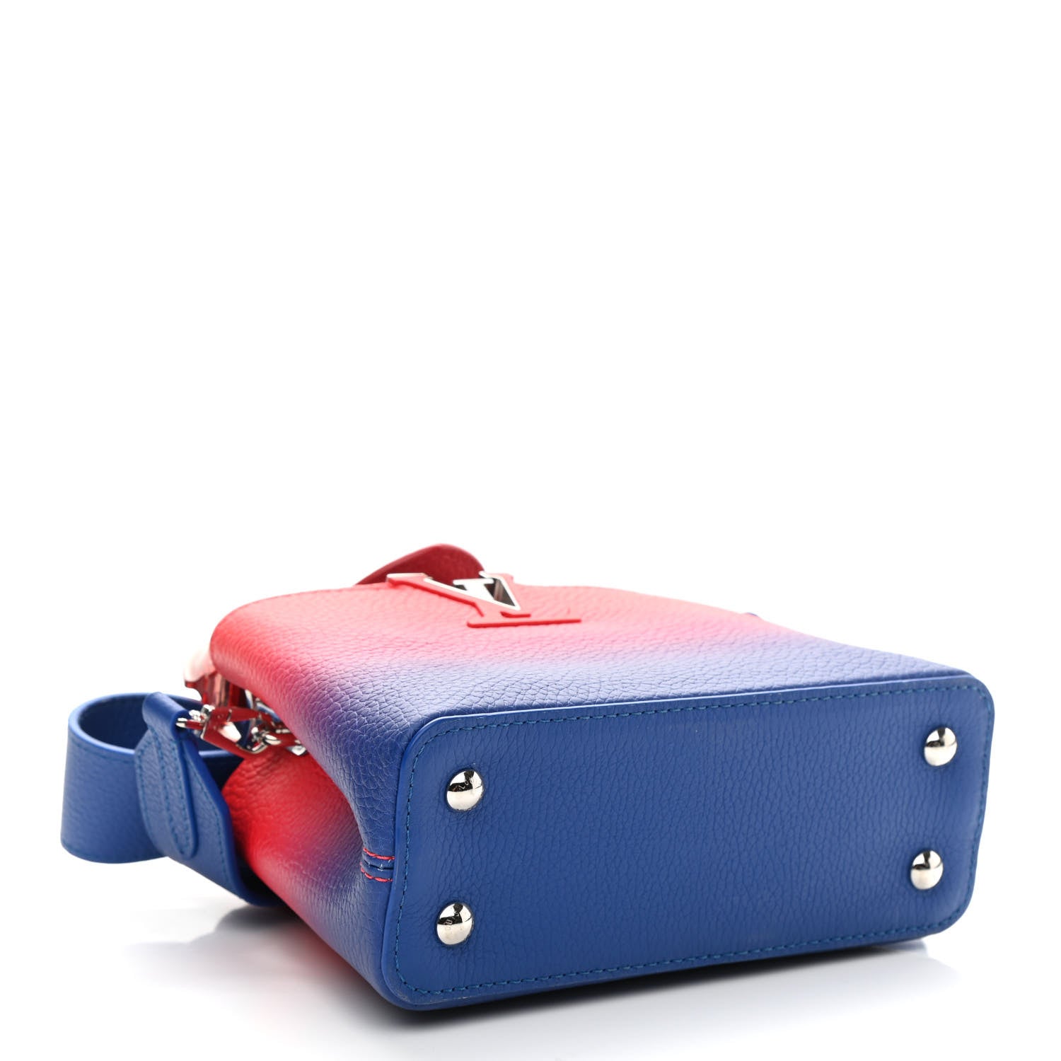 Louis Vuitton Taurillon Ombre Mini Capucines Blue 4 of 8