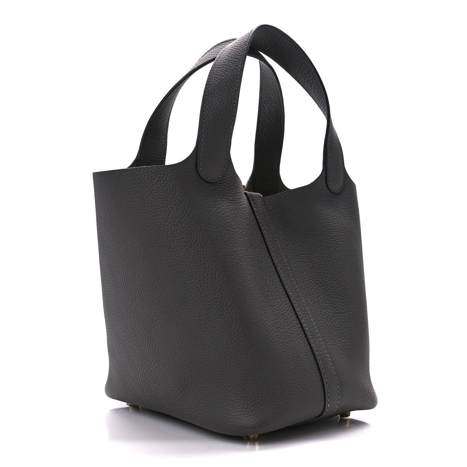 Hermes Taurillon Maurice Picotin Lock 18 PM Graphite 3 of 11