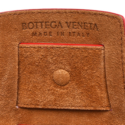 Bottega Veneta French Calfskin Shell Bag Chili Tomato 7 of 12