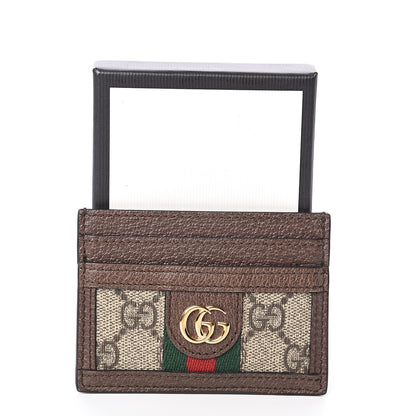 Gucci GG Supreme Monogram Ophidia Card Holder Brown 6 of 6