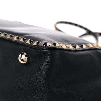 Valentino Garavani Vitello Medium Rockstud Tote Black 11 of 14