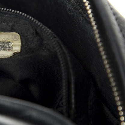 Chanel Lambskin Quilted CC Tassel Camera Case Black 7 of 9