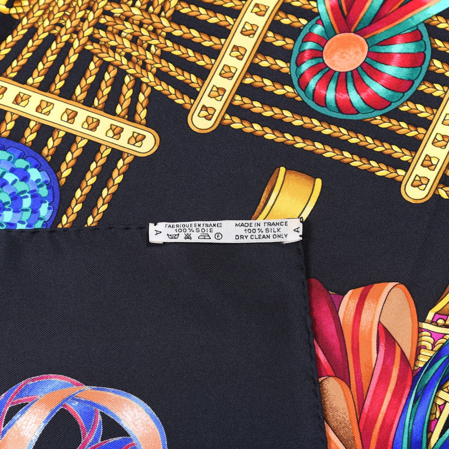 Hermes Silk Les Rubans Du Cheval Scarf 90 3 of 4