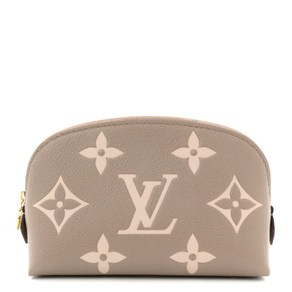 Louis Vuitton Empreinte Monogram Giant Cosmetic Pouch PM Tourterelle Crème 2 of 12