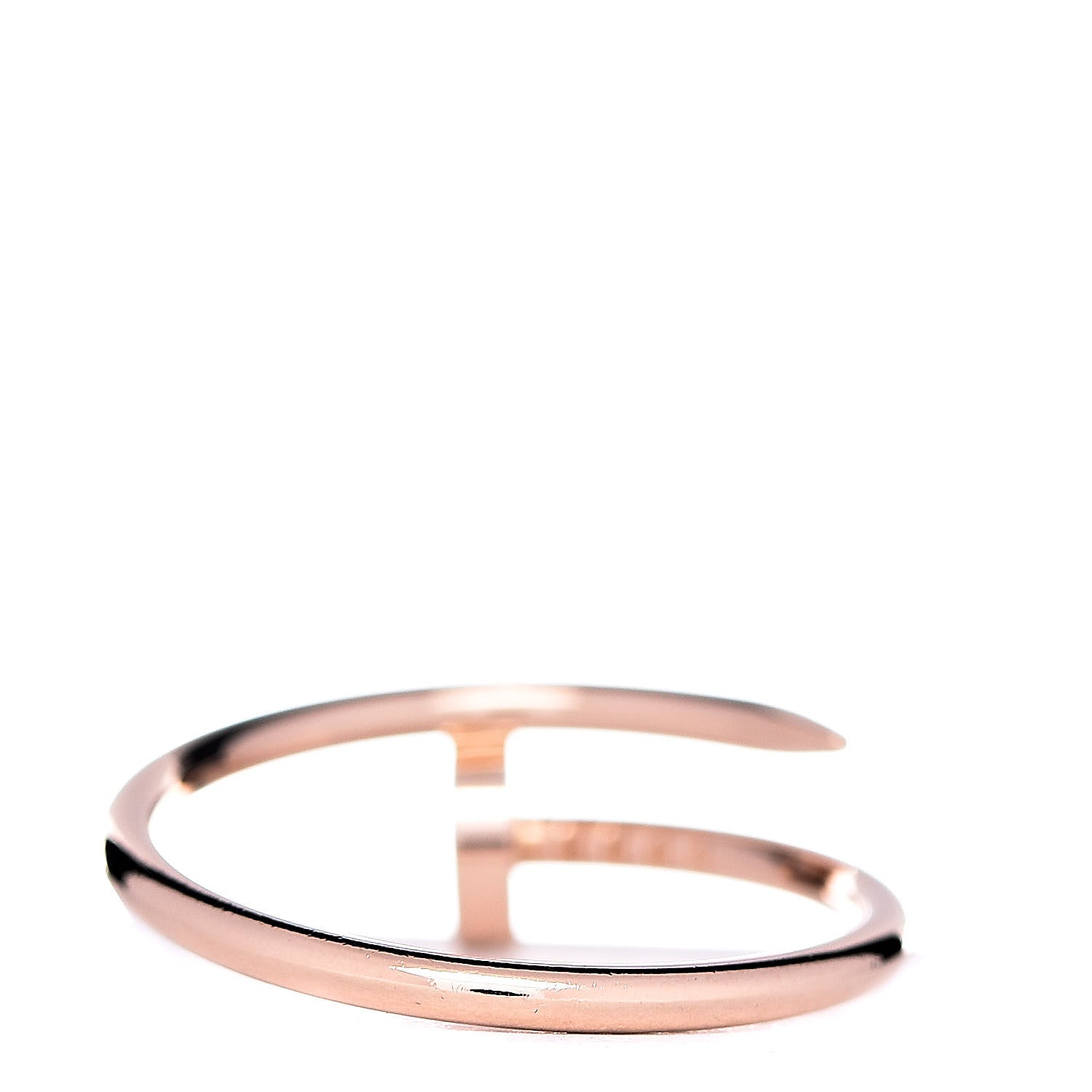 Cartier 18K Pink Gold Small Juste Un Clou Ring 56 7.5 4 of 7