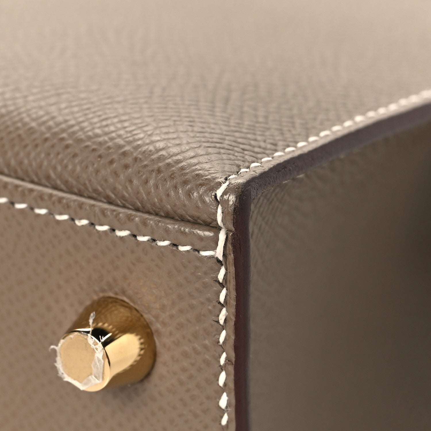 Hermes Epsom Kelly Sellier 25 Etoupe 10 of 13