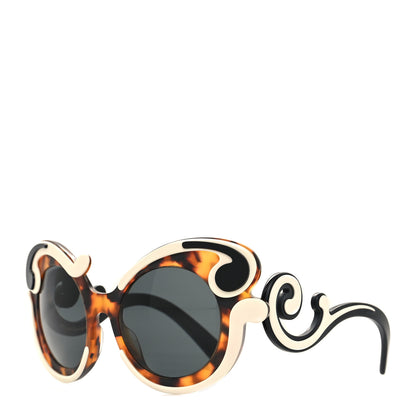 Prada Minimal Baroque Sunglasses SPR 23N Tortoise Black 1 of 9