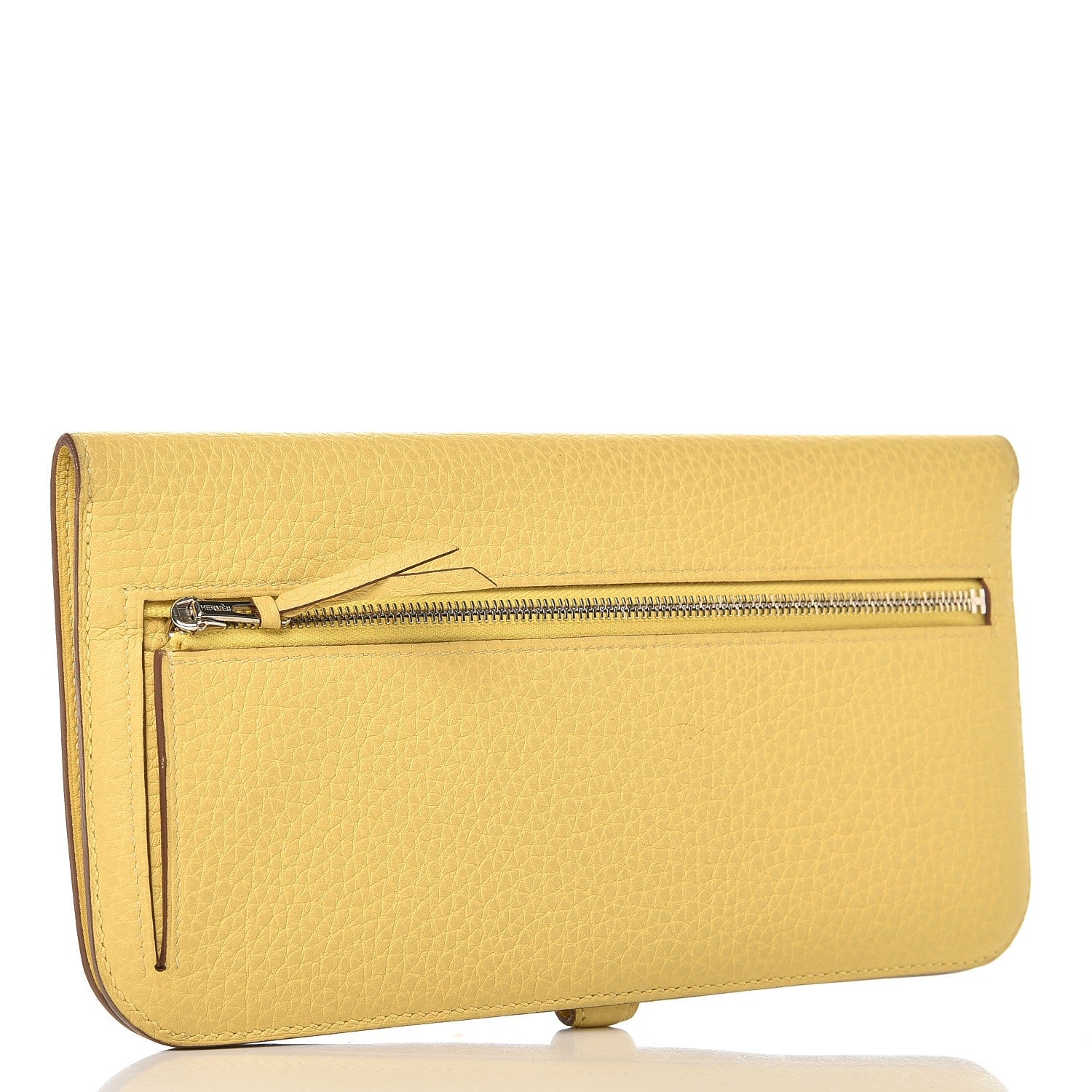 Hermes Togo Dogon Recto Verso Wallet Jaune Poussin 3 of 11