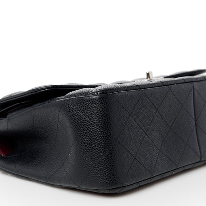 Chanel Caviar Quilted Jumbo Double Flap Black 10 of 11