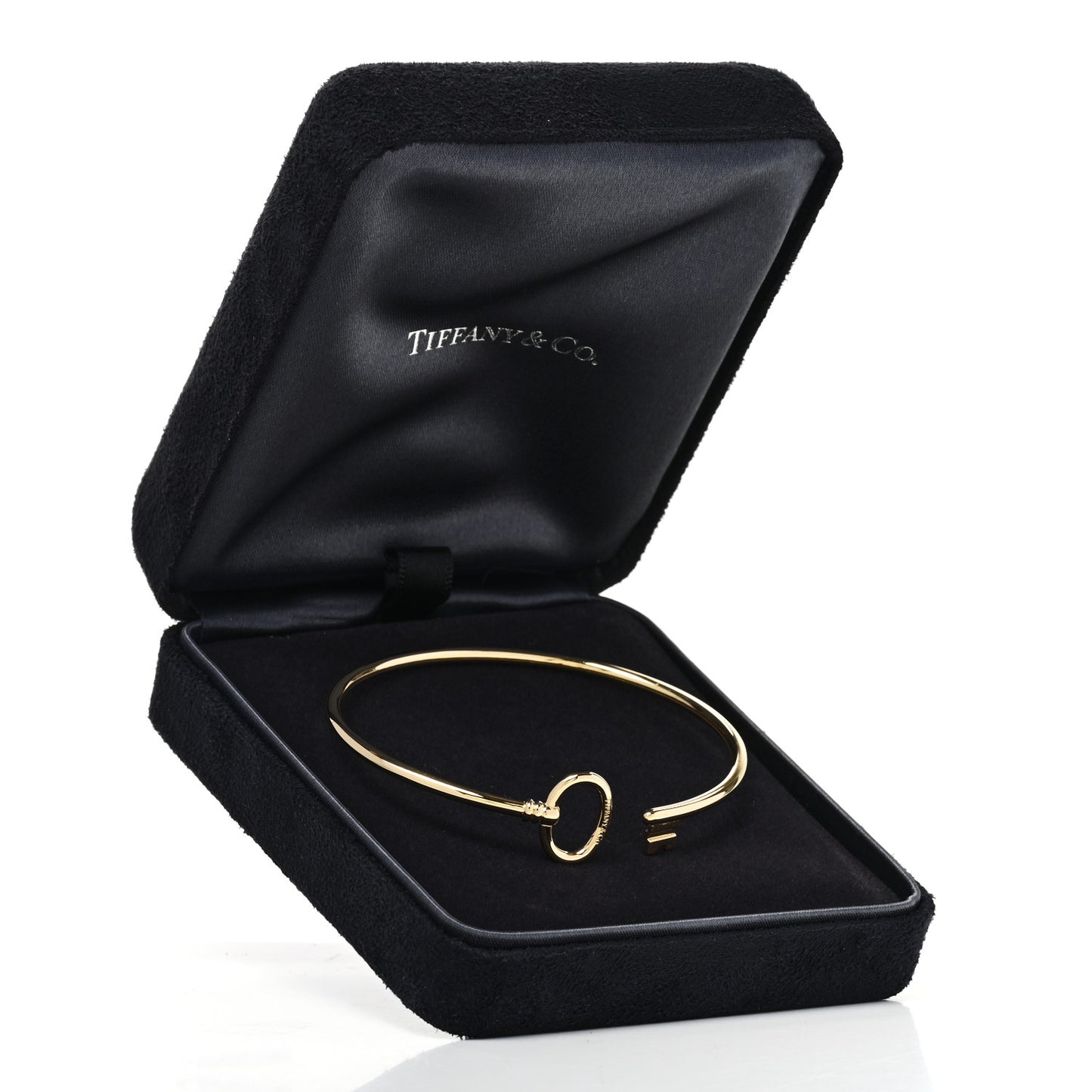 18K Yellow Gold Keys Wire Bracelet