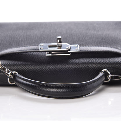 Hermes Epsom Mini Kelly Sellier 20 Black 22 of 29