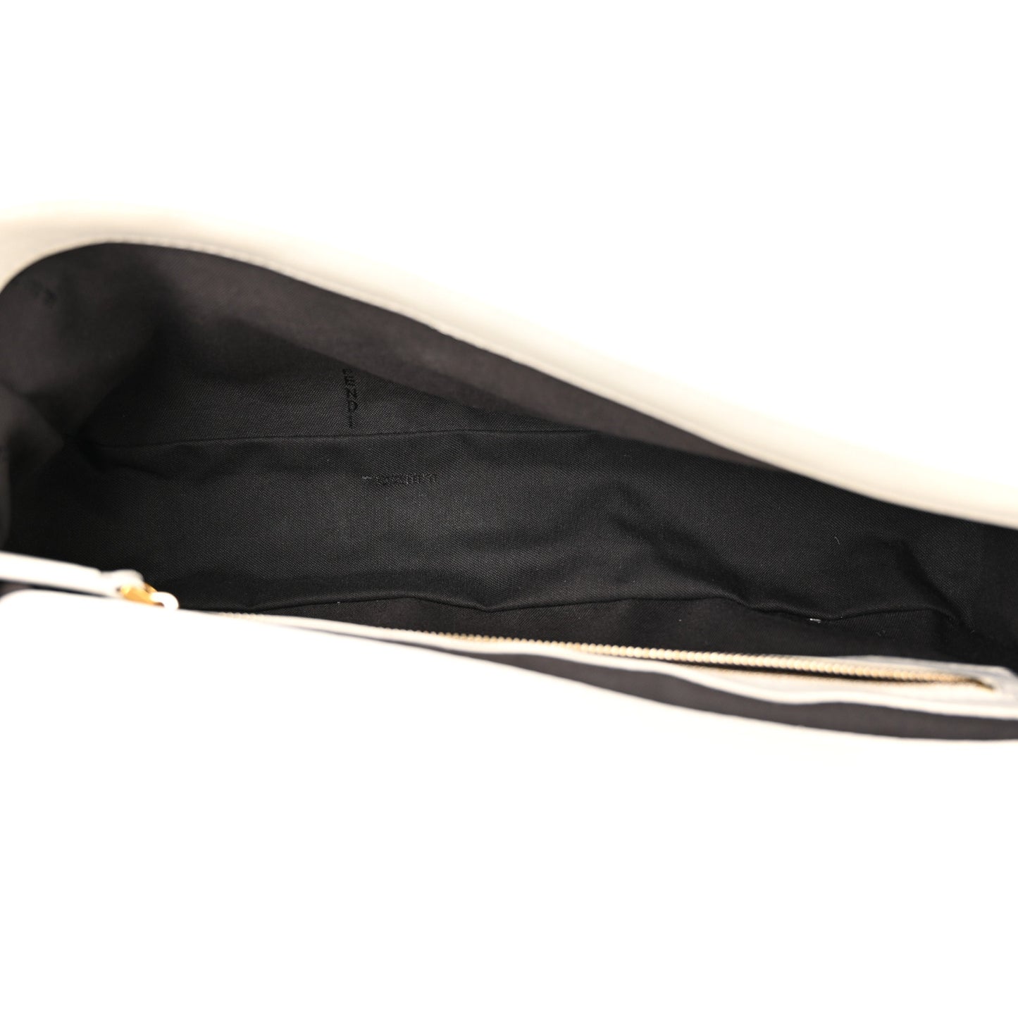 Nappa FF 1974 Embossed Baguette White