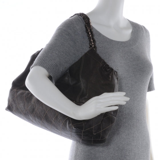 Calfskin Baby Coco Cabas Bronze