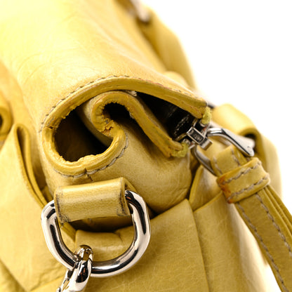 Miu Miu Vitello Lux Mini Bow Bag Polline 14 of 18