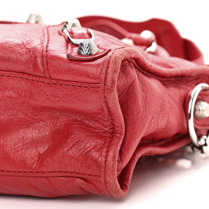 Balenciaga Agneau Giant 12 Silver Hardware Mini City Rouge Cardinal 10 of 21