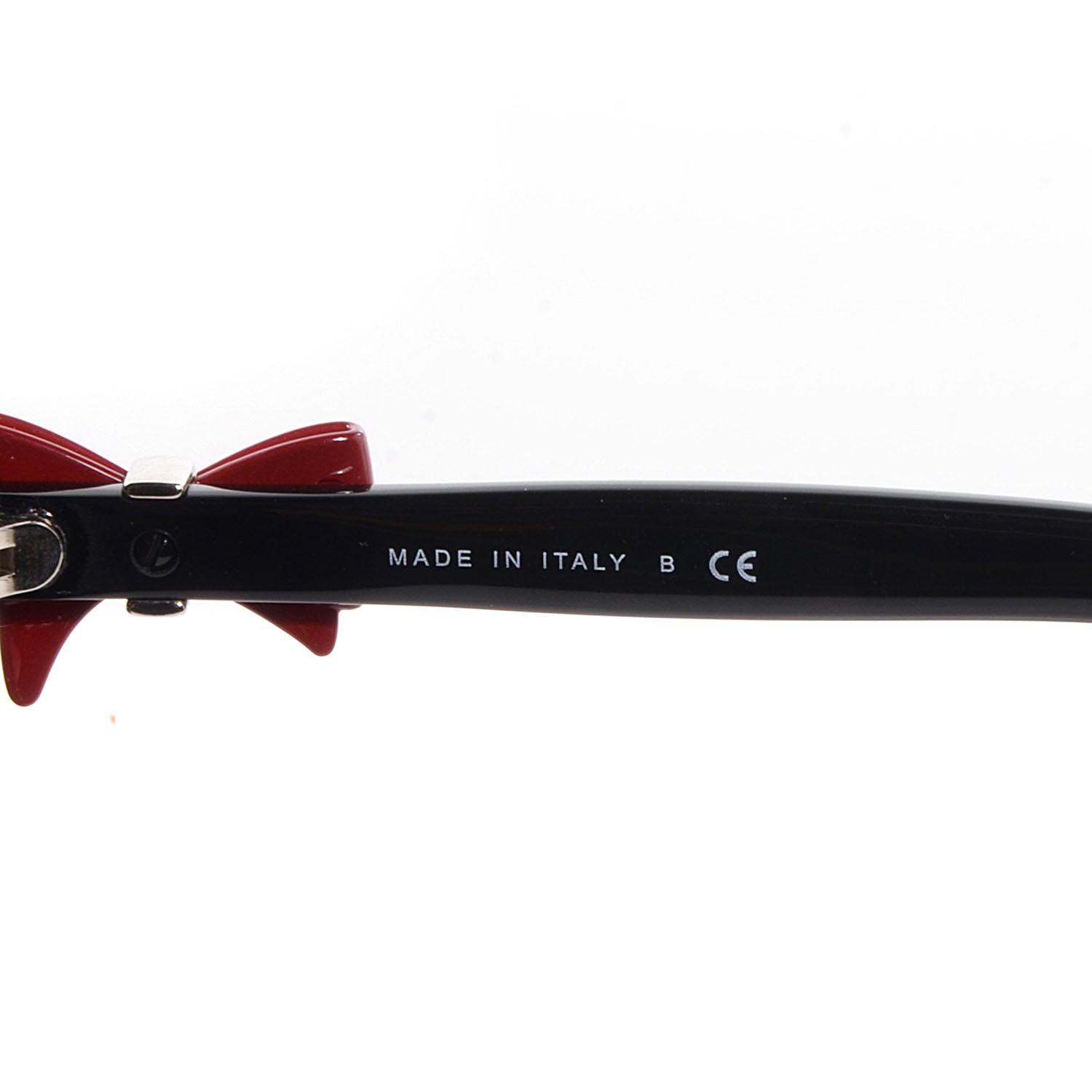 Chanel Acetate CC Bow Sunglasses 5171 Black Red 4 of 6