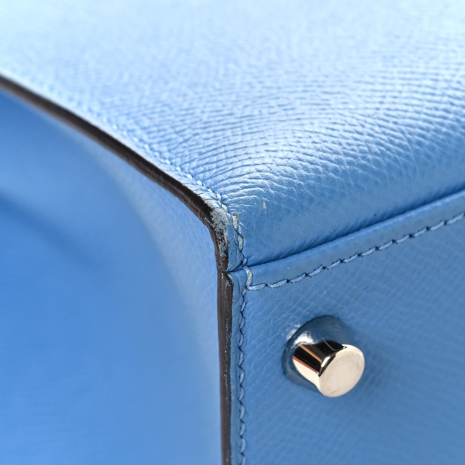 Hermes Epsom Kelly Sellier 28 Bleu Paradise 10 of 13