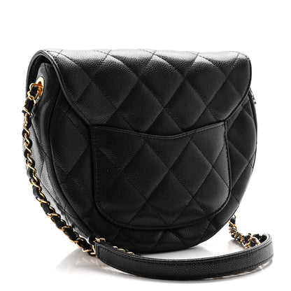 Chanel Caviar Quilted Small Messenger Flap Black 3 of 9
