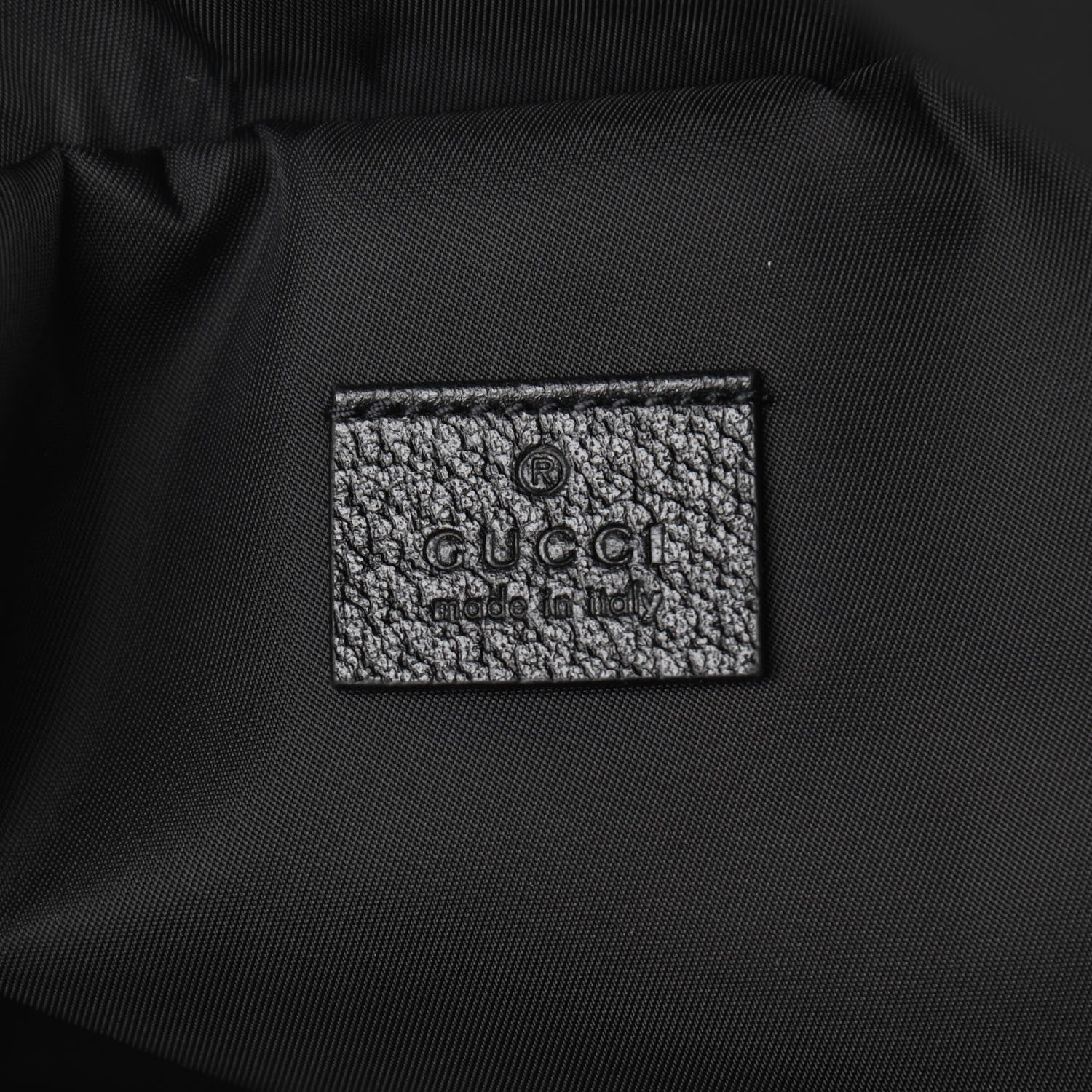 Gucci Nylon 80s Logo Patch Belt Bag Black 6 of 11