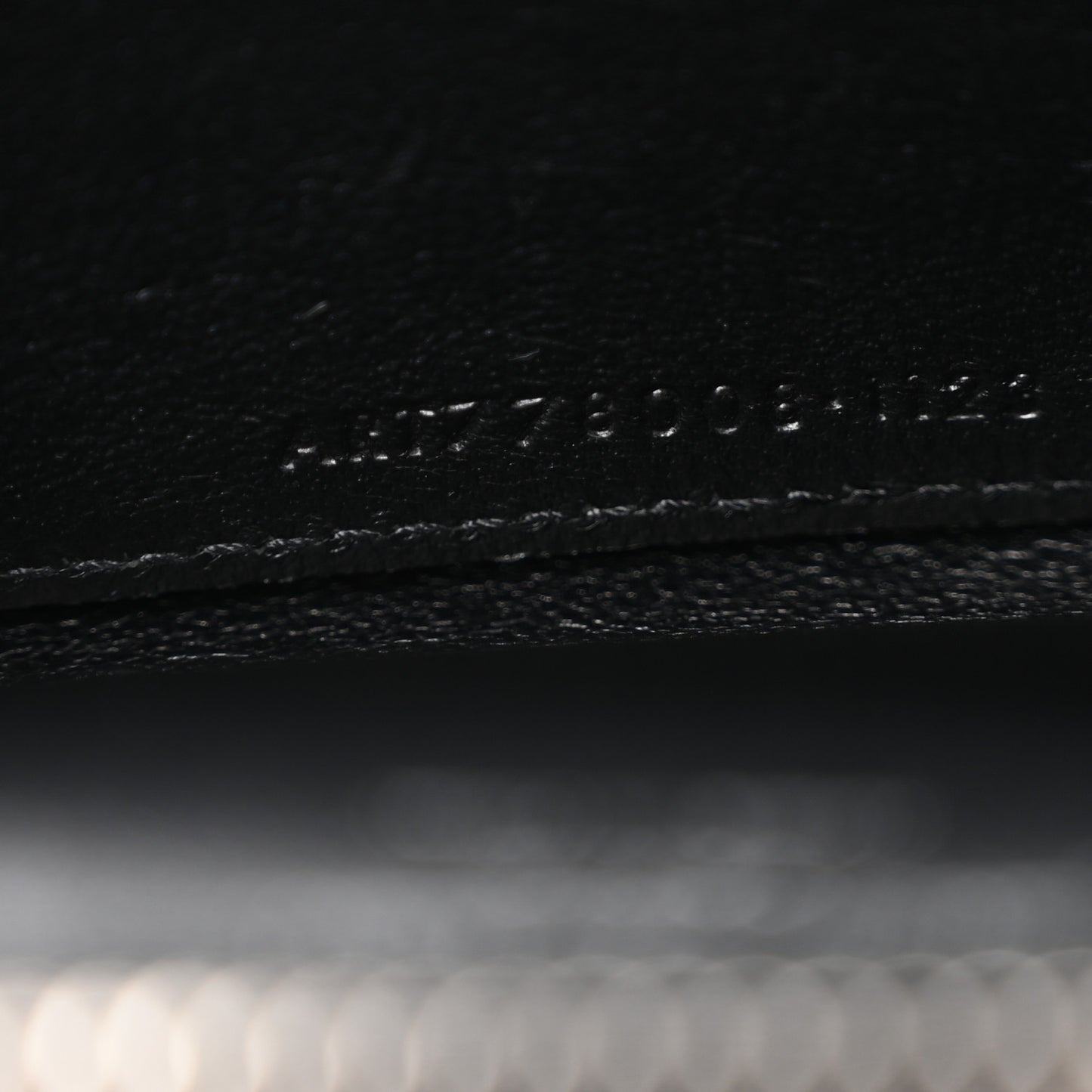 Calfskin Zip Lanyard Wallet Black