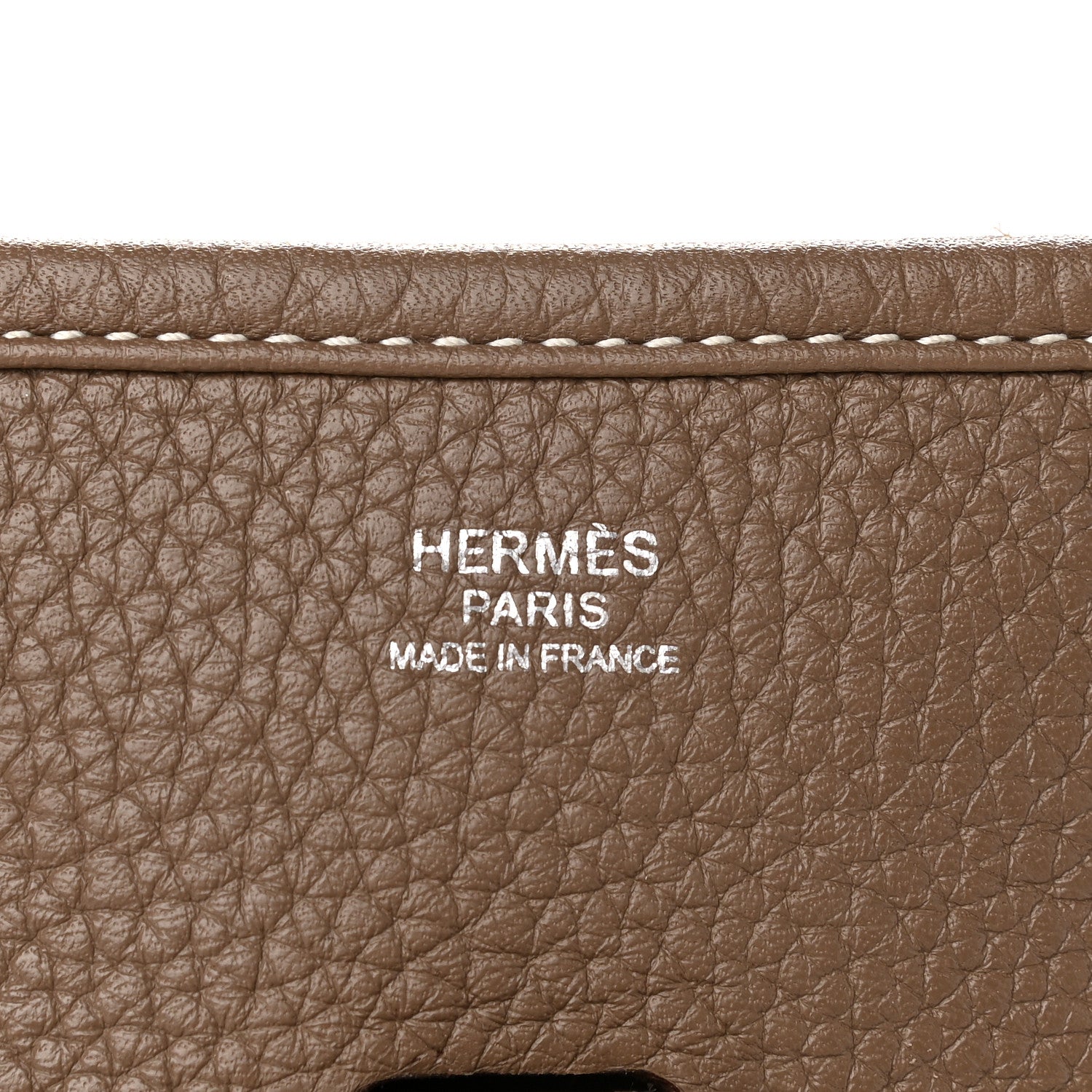 Hermes Taurillon Clemence Evelyne III PM Etoupe 5 of 8