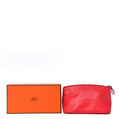 Hermes Lambskin Swift Tohubohu Pouch MM Rose Jaipur Rose Sakura 14 of 14